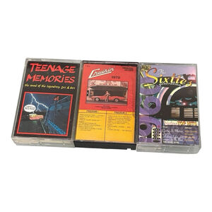 Oldies Cassette Tapes Lot Of 3 Various Artists